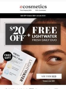 FREE Gift + $20 OFF