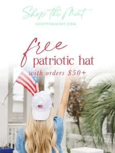 FREE Patriotic Hat w/ Orders $50+ ????