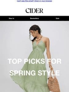 ? FRESH PICKS: TOP SELLERS FOR A STYLISH SPRING! ?