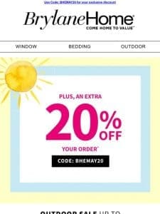 FW: You’re the Best! Enjoy 20% Off your order