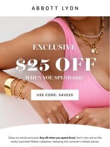 Fancy $25 off? ?