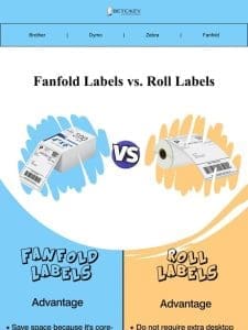 Fanfold Labels vs. Roll Labels: Which Is Better for Your Business?