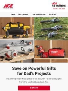 Father’s Day Deals: Power Savings He’ll LOVE