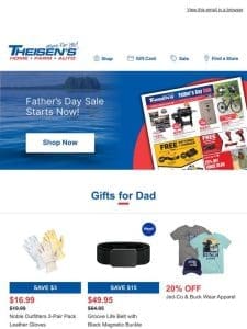 Father’s Day Sale Starts Now