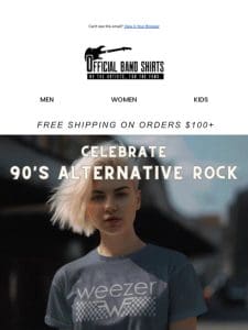 Feel The Grunge: Celebrate 90’s Alternative Rock