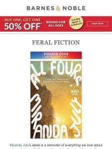 Feral fiction that our readers are loving