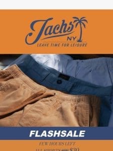 Few Hours Left! 70% Off Shorts