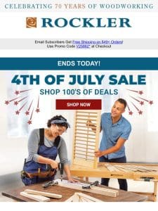 Final Call: 4th of July Sale Ends Today!