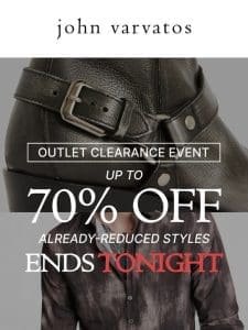 Final Hours Of Up To 70% Off