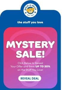 Final Hours! Save up to 20% in Our Mystery Sale!