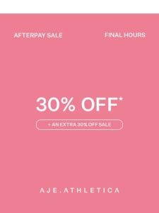 Final Hours | The Afterpay Day Sale Ends Tonight