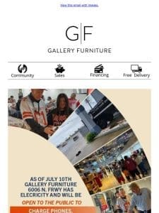 Find Comfort and Support at Gallery Furniture!
