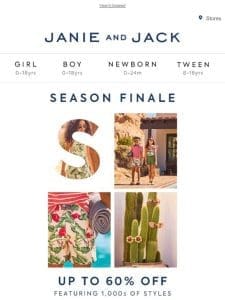 Find your Season Finale Sale favorites…