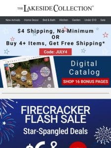 Firecracker Flash Sale! $6 & Under Deals!