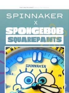 First Look: SpongeBob SquarePants x Spinnaker