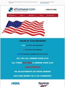 Flag Day Sale Last Day 20% OFF!