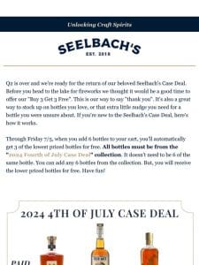 Fourth of July CASE DEAL