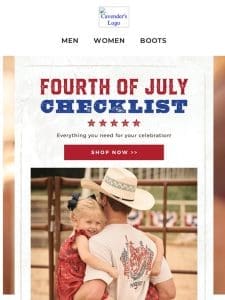 Fourth of July Checklist