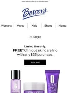 Free* Clinique Trio with Purchase