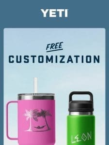 Free Customization Is Back