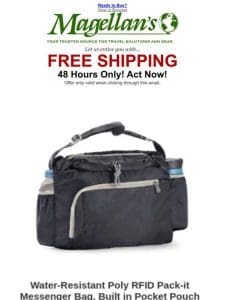 Free Shipping – 48 Hours ONLY!