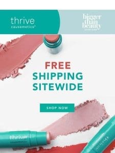 Free Shipping is Here!