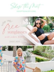 Free Sunglasses w/ Orders $50+ ??