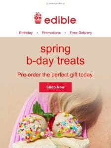 Free b-day delivery!