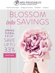 ? Fresh Blooms， Fresh Deals