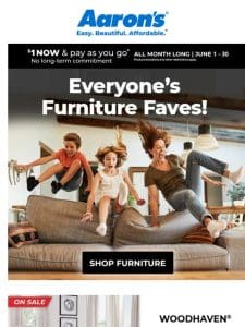 Furniture faves in everyone’s cart ?