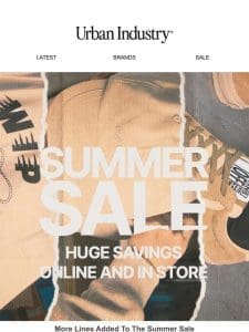 Further Reductions In Our Summer Sale