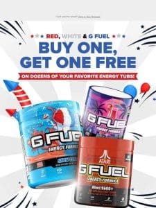 G FUEL BOGO Ends Soon – Double Your Energy Now!