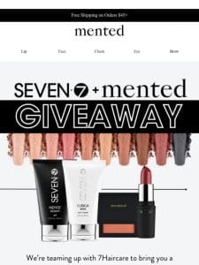 GIVEAWAY! Mented x 7 Haircare  ‍