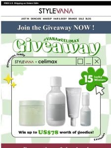 GIVEAWAY TIME  STYLEVANA x Celimax