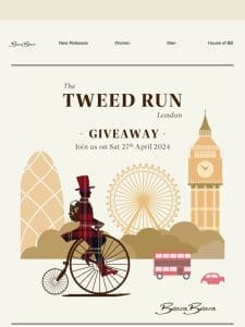 ? GIVEAWAY to London’s Tweed Run