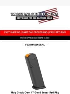 ? GLOCK Magazines & Parts On SALE ?