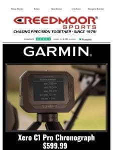 Garmin Xero C1 Pro Chronograph: Precision Redefined!