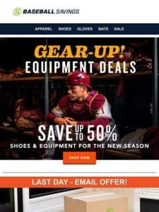 Gear Up Sale: Save Up To 50% For A Limited Time!