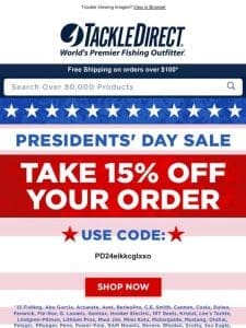 Get 15% Off Your Order Today