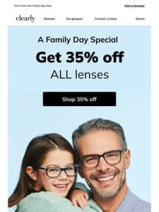 Get 35% off ALL lenses sitewide