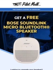 Get A Free Bose Speaker When You Buy A Headset