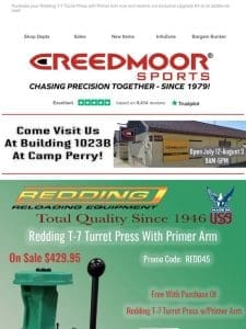 Get More with Redding T-7 Turret Press – Free Upgrade Kit Included!