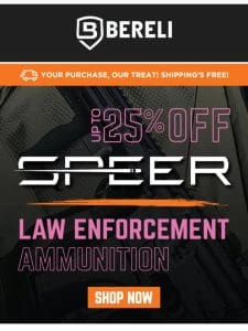 Get Ready For This  Speer Ammo Sale Is HERE!