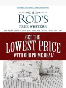 Get The LOWEST PRICE Bedding With Our Prime Deal!