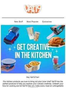 Get creative in the kitchen! ?????