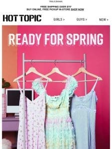 ? Get ready for spring with new dresses ?