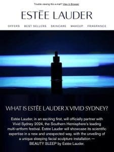 Get ready to glow! Estee Lauder x VIVID Sydney