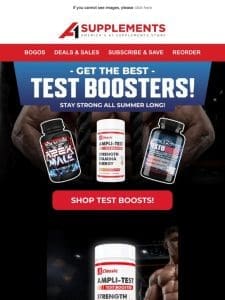 Get the Best Test Boosters!