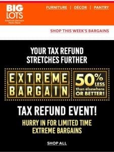 Get the most out of your tax refund! ?