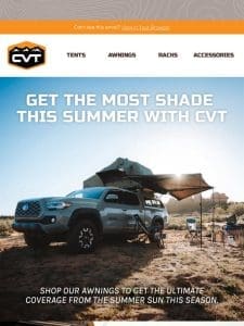 Get the most shade this summer with CVT